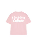 T-SHIRT OVERSIZED PINK BLOSSOM OVER