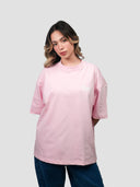 T-SHIRT OVERSIZED PINK BLOSSOM OVER