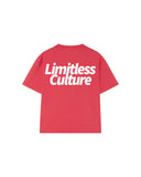 T-SHIRT OVERSIZED RED BLOSSOM OVER